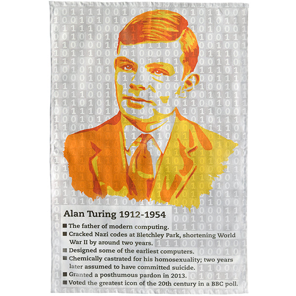 Alan Turing Tea Towel
