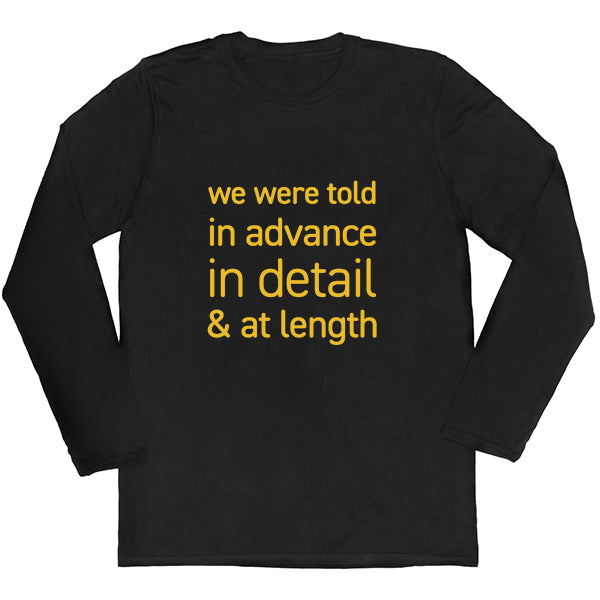 21st-Century Politics Long-sleeved Unisex T-shirt