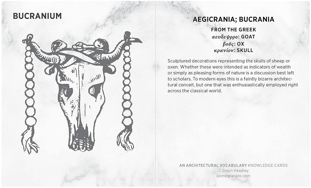 An Architectural Vocabulary: Knowledge Cards