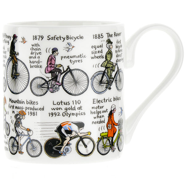 A History of Bicycles & Cycling Mug