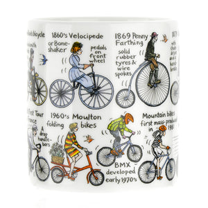 A History of Bicycles & Cycling Mug