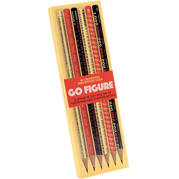 Go Figure Mathematically Themed Pencil Set