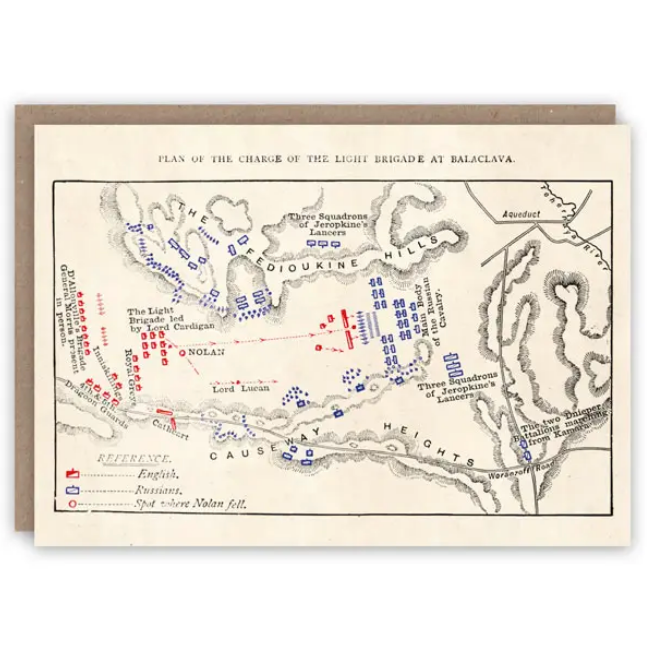 Charge Of The Light Brigade Card