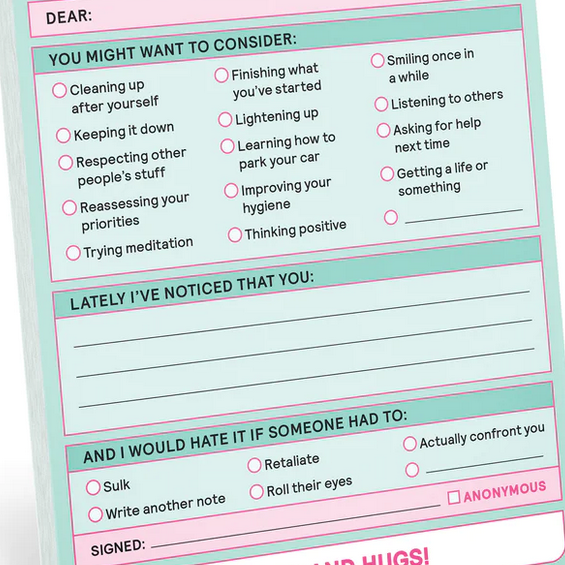 Passive-Aggressive Notes - Pastel Edition