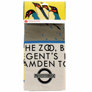 For the Zoo... Vintage London Underground Tea Towel