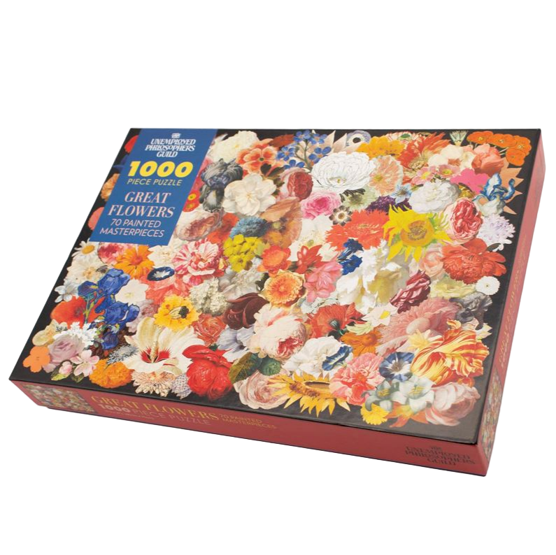 Great Flowers of Art 1000-Piece Jigsaw Puzzle