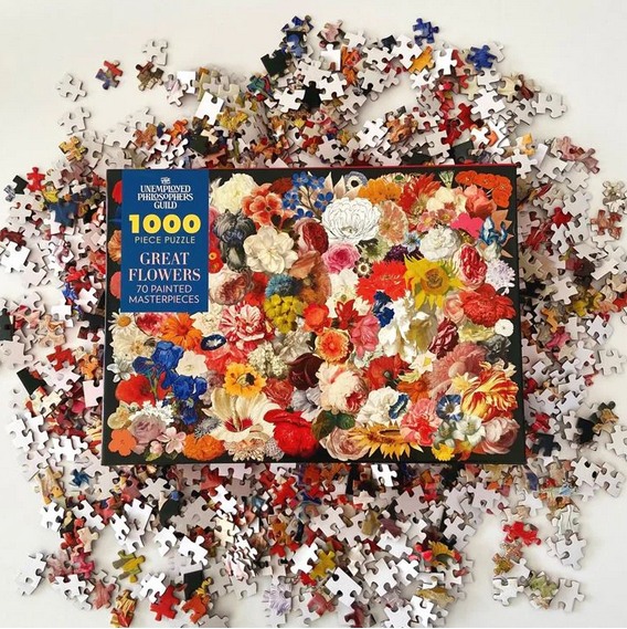 Great Flowers of Art 1000 Piece Jigsaw Puzzle
