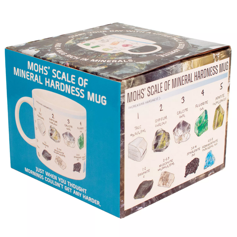Mohs' Scale of Mineral Hardness Mug