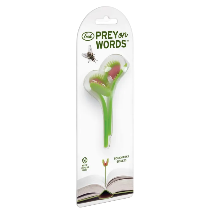 Prey on Words Venus Fly Trap Bookmarks - Set of Two