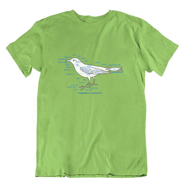 Topography of a Bird T-shirt