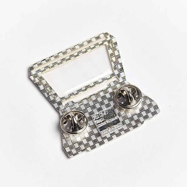 Vintage Record Player Enamel Pin