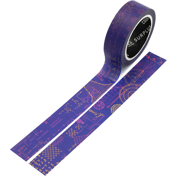 Equations that Changed the World Washi Tape