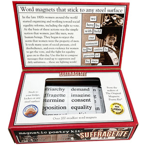 Magnetic Poetry - Suffragette Edition