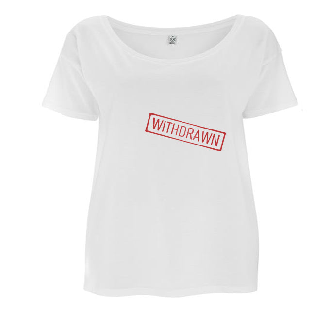 Withdrawn Women's T-shirt - Loose-fit - LARGE ONLY