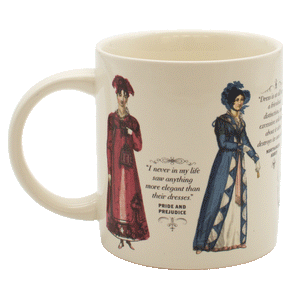 Jane Austen's Regency Finery Heat-Transformation Mug