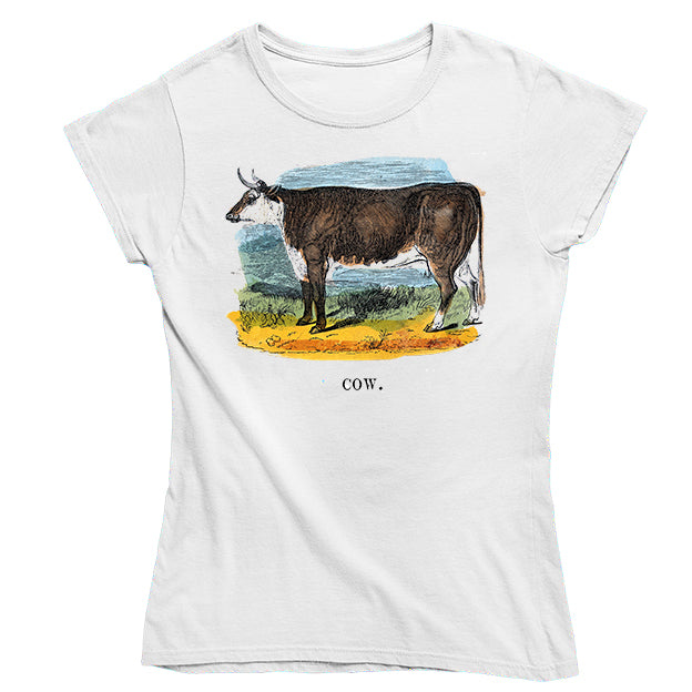 Cow. Women's T-shirt - Fitted