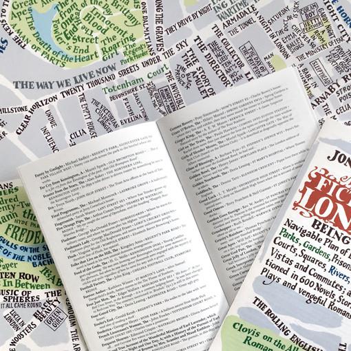 A Map of Fictional London -  now available as a map or poster