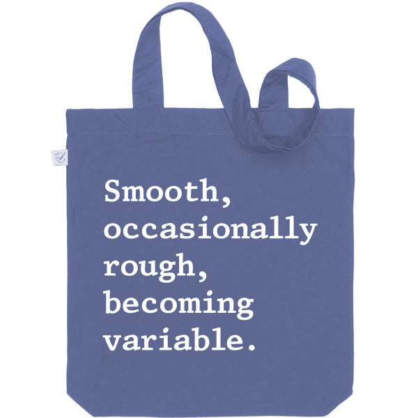 The Shipping Forecast: Smooth, occasionally rough, becoming variable Light Blue Tote Bag
