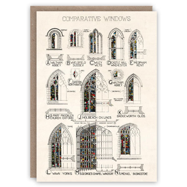 Gothic Windows Card