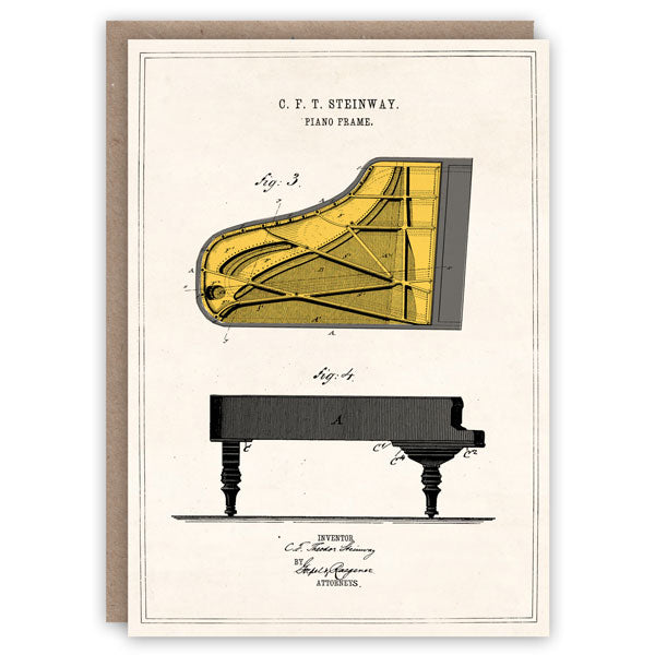 Steinway Piano Card