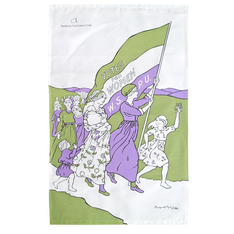 Women's March Suffragette Tea Towel