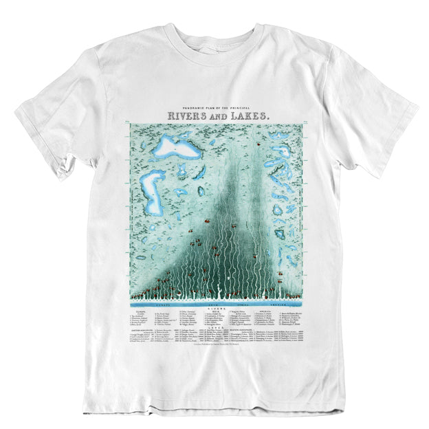 Rivers and Lakes Unisex T-shirt