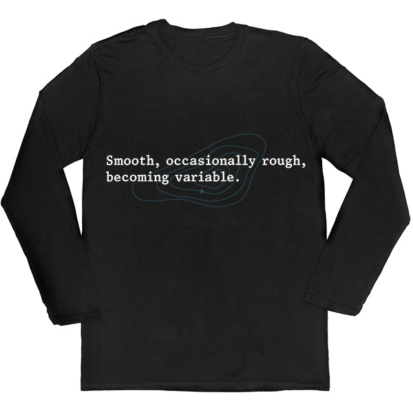 The Shipping Forecast: Smooth, occasionally rough, becoming variable Long-sleeved T-shirt