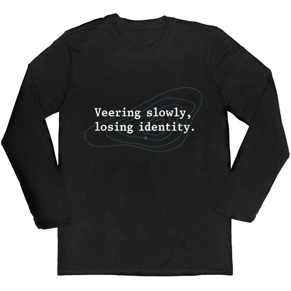 The Shipping Forecast: Veering slowly, losing identity Long-sleeved T-shirt Black