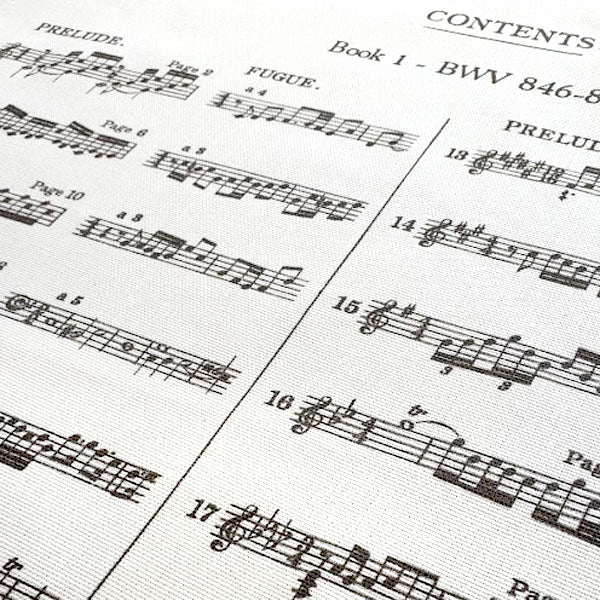 The Well-Tempered Clavier - Set of 2 Tea Towels