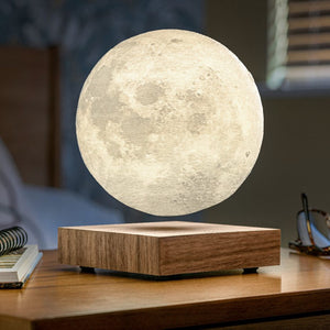 Moon Lamp - Natural Walnut