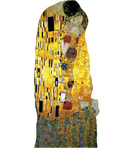 Klimt's The Kiss Shaped Card
