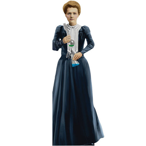 Marie Curie Shaped Card