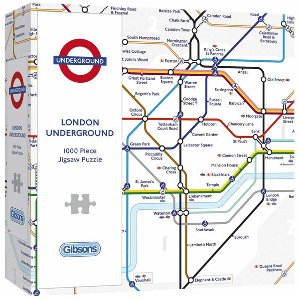 TfL London Underground Map 1000-Piece Puzzle