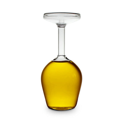 Upside Down Wine Glass