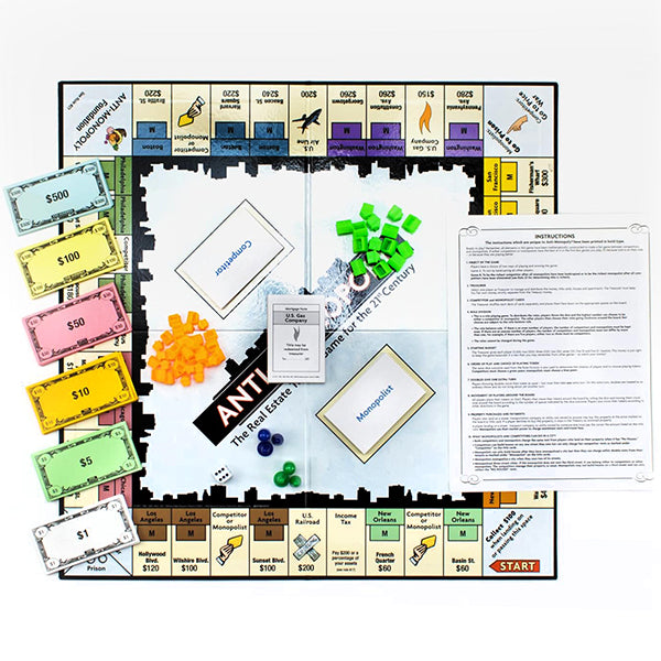 Anti-Monopoly Board Game