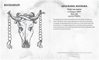 An Architectural Vocabulary: Knowledge Cards