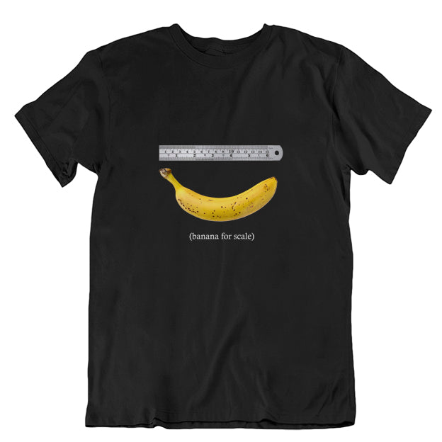 Ruler T-shirt (banana for scale)