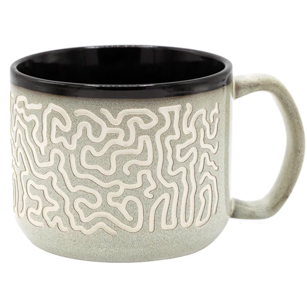 Brain Coral Hand-Carved Mug