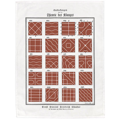 Chladni Figures Tea Towel