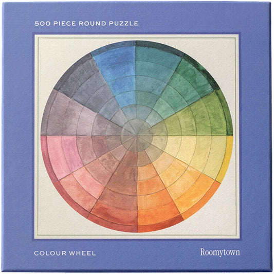 Colour Wheel Circular 500-Piece Jigsaw Puzzle