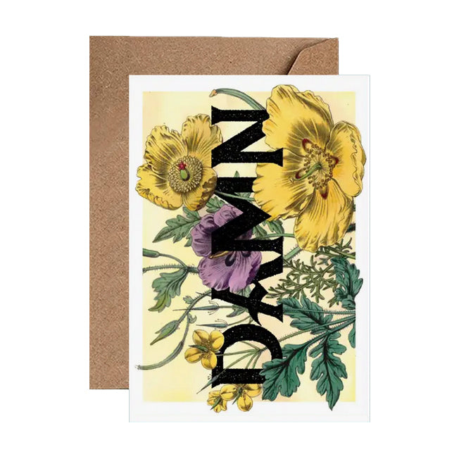 Damn Greetings Card