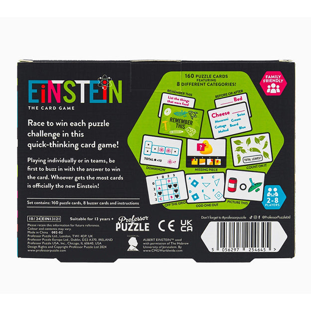 Einstein Card Game