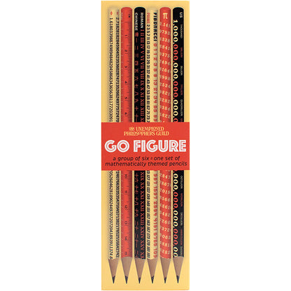 Go Figure Mathematically Themed Pencil Set