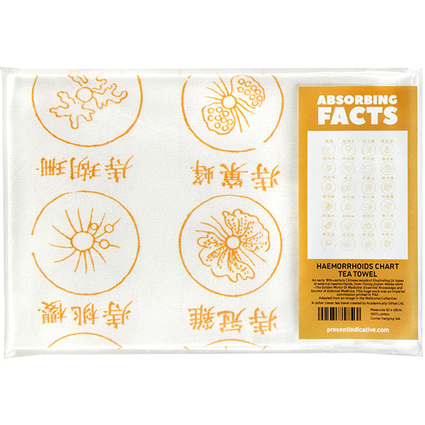 Haemorrhoids Chart Tea Towel
