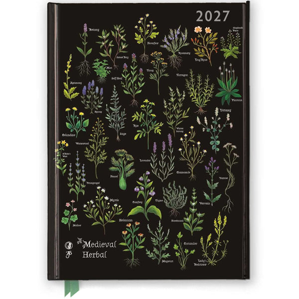 Medieval Herbal 2027 Luxury Diary Planner