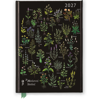 Medieval Herbal 2027 Luxury Diary Planner