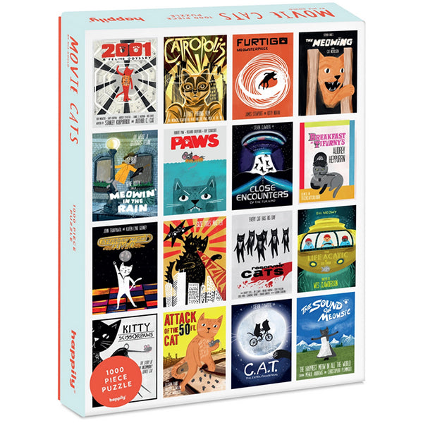 Movie Cats 1000-Piece Jigsaw Puzzle