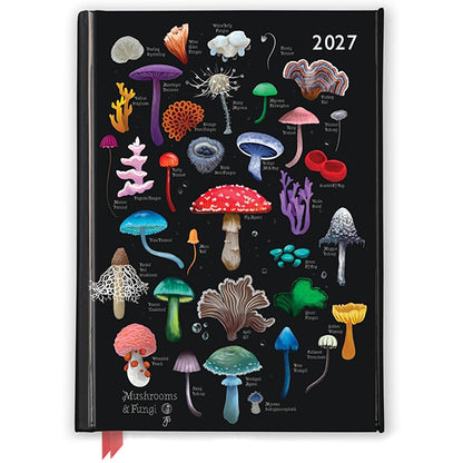 Mushrooms and Fungi 2027 Luxury Pocket Diary Planner