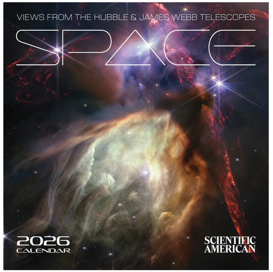 Space: Views from the Hubble and James Webb Telescopes 2026 Wall Calendar