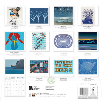 Royal Academy of Arts Wall Calendar 2026